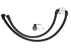 J&L Oil Separator 3.0 Passenger Side Mounted Oil Separator Silver 3042P-C