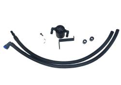 J&L 3037D-B Oil Separator 3.0 Driver Side Mounted Oil Separator Black