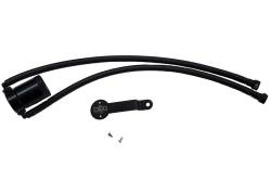 J&L Oil Separator 3.0 Driver Side Mounted Oil Separator Black 3085D-B