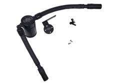 J&L Oil Separator 3.0 Passenger Side Mounted Oil Separator Black 3053P-B