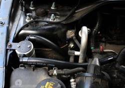 J&L 3023P-C Oil Separator 3.0 Passenger Side Mounted Oil Separator Silver