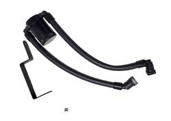 J&L Oil Separator 3.0 Passenger Side Mounted Oil Separator Black 3022P-B
