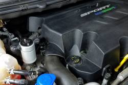 J&L Oil Separator 3.0 Passenger Side Mounted Oil Separator Silver 3031P-C