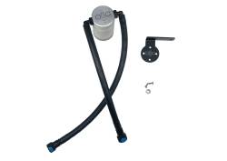 J&L Oil Separator 3086D-C 3.0 Driver Side Mounted Silver