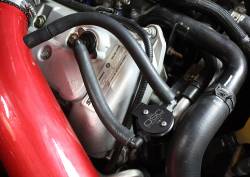 J&L Oil Separator 3.0 Passenger Side Mounted Oil Separator Black 3018P-B