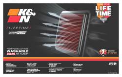 K&N - K&N 33-2284 Drop-In Replacement Air Filter - Image 2
