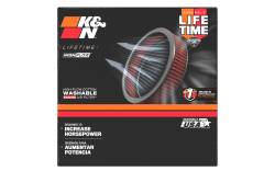 K&N - K&N 56-1400 Custom Racing Air Filter Assembly - Image 2