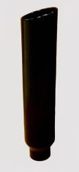 Pypes Performance Exhaust - Pypes EVT508-36B Exhaust Stack Pipe 5" ID x 8" OD x 36" L 8" Tip Clamp-On Black - Image 1