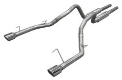Pypes Performance Exhaust - Pypes SFM66 Mid Muffler Cat Back Exhaust System for 05-10 Ford Mustang GT - Image 1