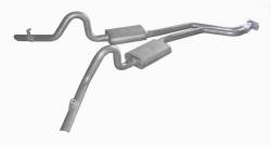 Pypes Performance Exhaust - Pypes SGG50 Cat-Back Exhaust for 78-88 GM G-Body Split Rear Dual 2.5" SS - Image 1