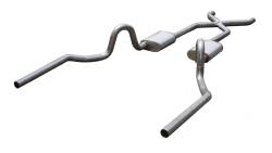 Pypes Performance Exhaust - Pypes SGA13R 3" Race Pro Dual Exhaust System w/X-Pipe for 64-74 GM A-Body - Image 1