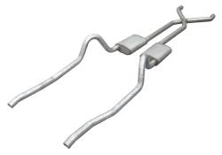 Pypes Performance Exhaust - Pypes SMA10S Crossmember Back w/X-Pipe Exhaust System for 67-73 Mopar A-Body - Image 1