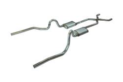 Pypes Performance Exhaust - Pypes SGA12S 2.5 Street Pro Exhaust Valance Exit w/X-Pipe for GTO/LeMans/Tempest - Image 1