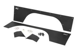 Rough Country 10577_A Front Fender Panel Armor Black for 97-01 Jeep Cherokee XJ