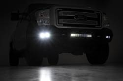Rough Country Suspension Systems - Rough Country 10783 Heavy Duty Black Front Bumper for 11-16 Super Duty - Image 3