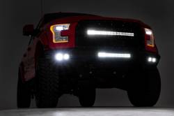 Rough Country Suspension Systems - Rough Country 10770 Heavy Duty Black Front Bumper for 15-17 Ford F150 - Image 6