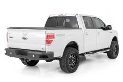Rough Country Suspension Systems - Rough Country 10768 Heavy Duty Black Rear Bumper for 09-14 Ford F150 - Image 2