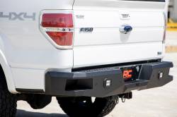 Rough Country Suspension Systems - Rough Country 10768 Heavy Duty Black Rear Bumper for 09-14 Ford F150 - Image 5
