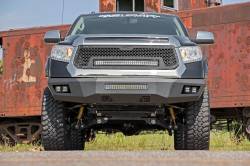 Rough Country Suspension Systems - Rough Country 10777 Heavy Duty Black Front Bumper for 14-21 Toyota Tundra - Image 6