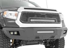 Rough Country 10777 Heavy Duty Black Front Bumper for 14-21 Toyota Tundra