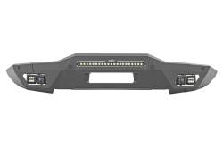 Rough Country 51076 Modular Heavy Duty Black Front Bumper for 21-26 Ford Bronco