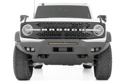 Rough Country Suspension Systems - Rough Country 51076 Modular Heavy Duty Black Front Bumper for 21-26 Ford Bronco - Image 2