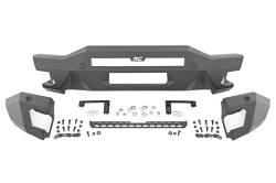 Rough Country Suspension Systems - Rough Country 51073 Modular Heavy Duty Black Front Bumper for 21-26 Ford Bronco - Image 6
