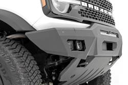 Rough Country Suspension Systems - Rough Country 51073 Modular Heavy Duty Black Front Bumper for 21-26 Ford Bronco - Image 4