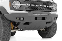Rough Country Suspension Systems - Rough Country 51073 Modular Heavy Duty Black Front Bumper for 21-26 Ford Bronco - Image 5
