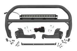 Rough Country 51041 20" Black Front Bumper Nudge Bar for 21-25 Ford Bronco Sport
