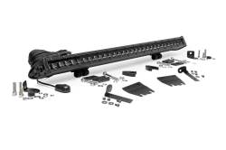Rough Country 70054 Hood Mount 30" LED Light Bar Kit for 18+ Jeep Gladiator/JL