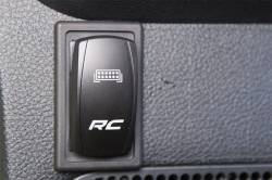 Rough Country Suspension Systems - Rough Country 709B1 Single Slot Auxiliary Switch Bezel Black - Image 2
