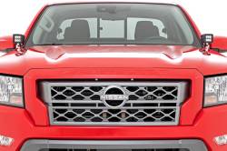 Rough Country Suspension Systems - Rough Country 71066 A-Pillar 2" LED Ditch Light Kit White DRL for 22-26 Frontier - Image 4