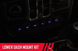Rough Country Suspension Systems - Rough Country MLC-6 Multiple Light Controller-Lower Dash for Jeep JL/JT 70964 - Image 4