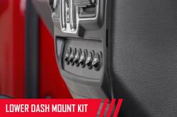 Rough Country Suspension Systems - Rough Country MLC-6 Multiple Light Controller-Lower Dash for Jeep JL/JT 70964 - Image 5