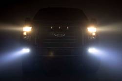 Rough Country Suspension Systems - Rough Country 70832 Dual 2" LED Pod Fog Light Kit-Spot for 15-17 Ford F150 - Image 4