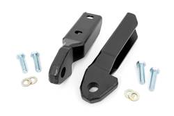 Rough Country RS163 Front Tow Hook Brackets Black for 88-98 GM C/K 1500 Truck