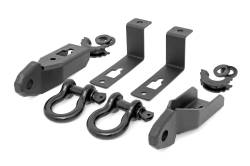 Rough Country Front Tow Hook/D-Ring Kit Black 19-24 Ford Ranger RS152
