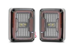 Rough Country Suspension Systems - Rough Country Rear LED Taillights Smoked for Jeep Wrangler JK RCH5800 - Image 6