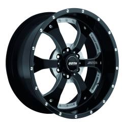 SOTA Offroad - SOTA Offroad Novakane 22x9.5 6x135 0mm Gloss Black & Machined 561DM-22063+00 - Image 1