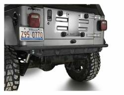 Steinjager - Steinjager Rear Off Road D-Ring Bumper-Texturized Black for Jeep TJ J0049313 - Image 2