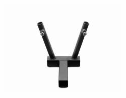 Steinjager - Steinjager Hitch Mount Dual Flag Holder Black for Gladiator JT J0050076 - Image 1