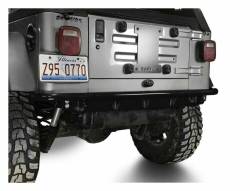 Steinjager - Steinjager Rear Off Road D-Ring Bumper Black for Wrangler TJ J0049303 - Image 2
