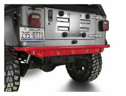 Steinjager - Steinjager Rear Off Road D-Ring Bumper Red Baron for Wrangler TJ J0049305 - Image 2