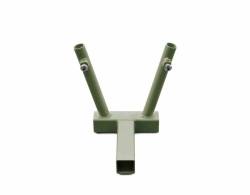 Steinjager - Steinjager Hitch Mount Dual Flag Holder-Locas Green for Wrangler TJ J0050120 - Image 1