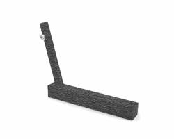 Steinjager - Steinjager Hitch Mount Single Flag Holder-Text Black for Gladiator JT J0050104 - Image 1