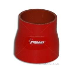 Vibrant Performance - Vibrant 2766R 4 Ply Reducer Coupling 2" x 2.5" x 3" Long Red - Image 1
