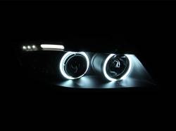 Anzo USA - Anzo 121335 Projector Headlight Set w/CCFL Halo Black for BMW 3-Series - Image 3