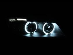 Anzo USA - Anzo 121335 Projector Headlight Set w/CCFL Halo Black for BMW 3-Series - Image 2