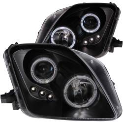 Anzo USA - Anzo 121341 Projector Headlight Set w/CCFL Halo Black for 97-01 Honda Prelude - Image 1